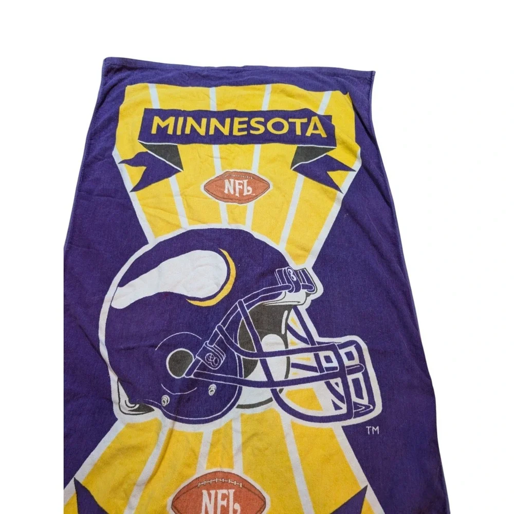 1994 Minnesota Vikings Beach Towel Vintage NFL Football